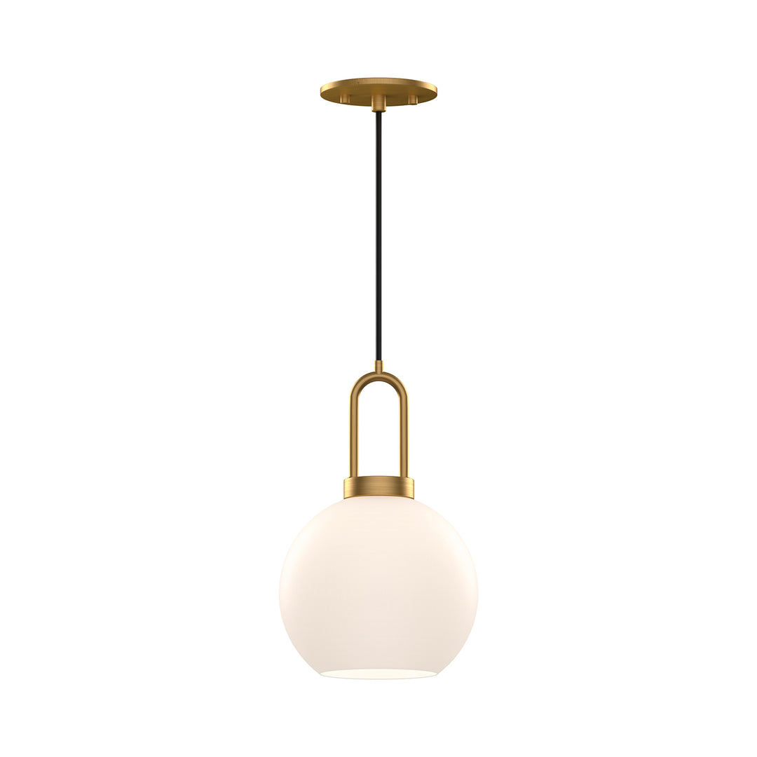 Alora Mood soji PD601608AGOP Pendant Light - Aged Gold/Opal Matte Glass