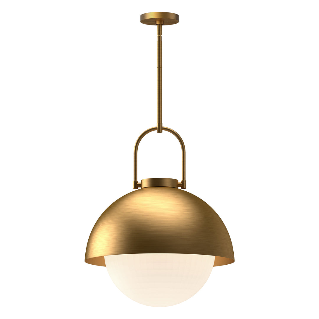 Alora Mood harper PD507216AGOP Pendant Light - Aged Gold/Opal Matte Glass