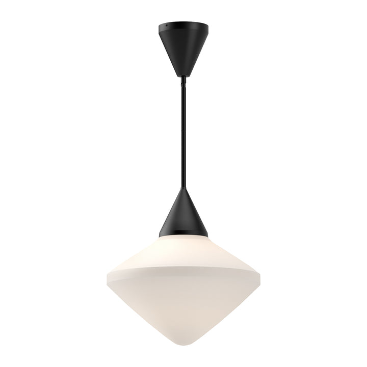 Alora Mood nora PD537714MBOP Pendant Light - Matte Black/Opal Matte Glass