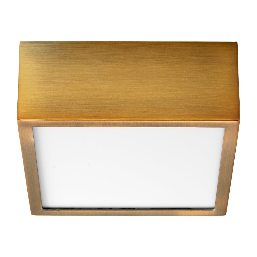Oxygen Pyxis 3-610-40 Ceiling Light - Aged Brass
