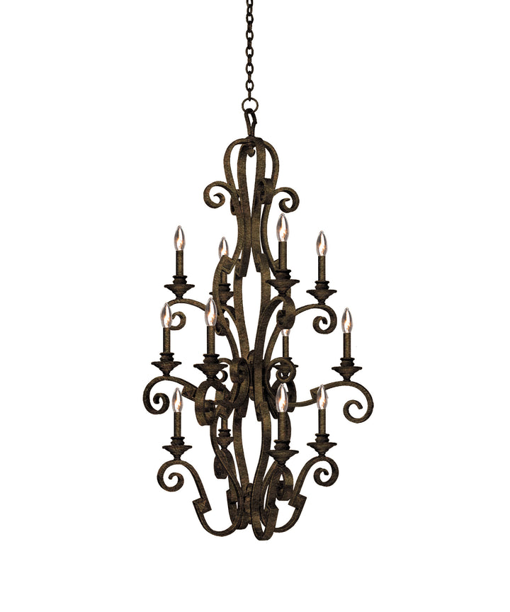 Kalco Ibiza 4038AC Chandelier Light - Antique Copper