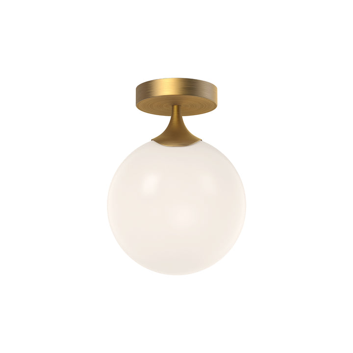 Alora Mood nouveau FM505108AGOP Ceiling Light - Aged Gold/Opal Matte Glass