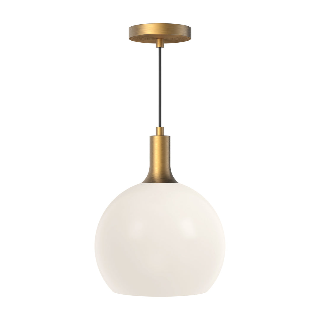 Alora Mood castilla PD506210AGOP Pendant Light - Aged Gold/Opal Matte Glass