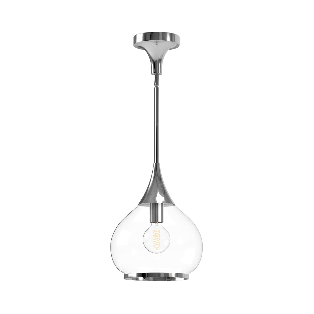 Alora Mood hazel PD524110CHCL Pendant Light - Chrome/Clear Glass