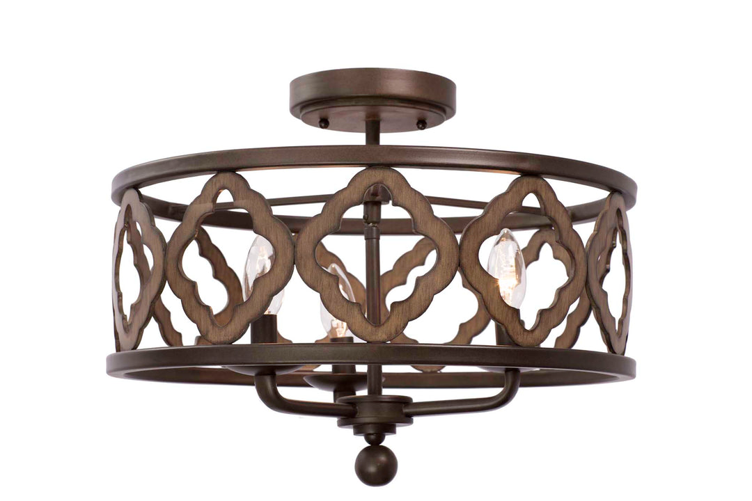 Kalco Whittaker 504841BS Ceiling Light - Brownstone