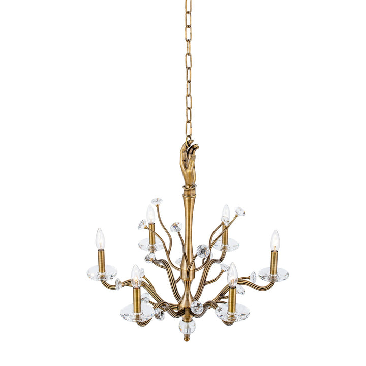 Kalco Venus 517771HBR Chandelier Light - Historic Brass