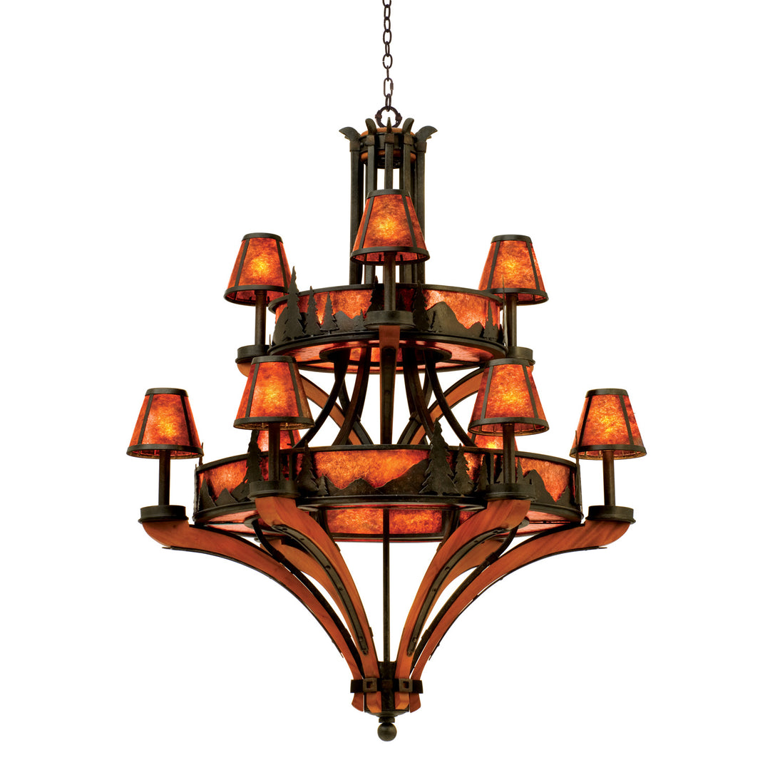 Kalco Aspen 5812NI Chandelier Light - Natural Iron
