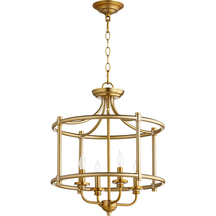 Quorum Rossington 2822-18-80 Pendant Light - Aged Brass