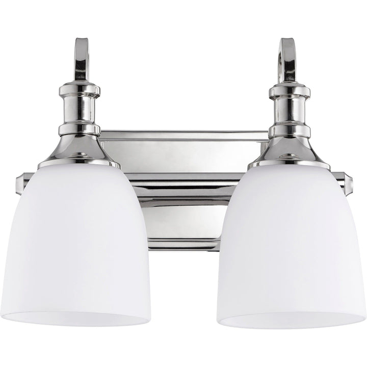 Quorum Richmond 5011-2-62 Bath Vanity Light 13 in. wide - Polished Nickel