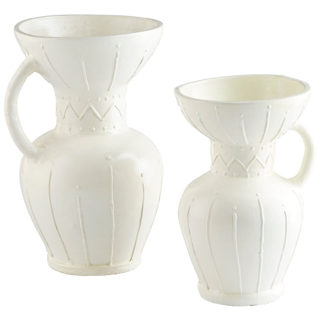 Cyan 10674 Vases & Planters - White