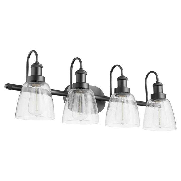 Quorum 508 Vanities 508-4-59 Bath Vanity Light 31 in. wide - Matte Black