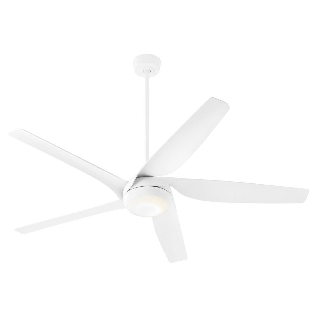 Quorum Fury 41655-8 Ceiling Fan 65 in. - Studio White