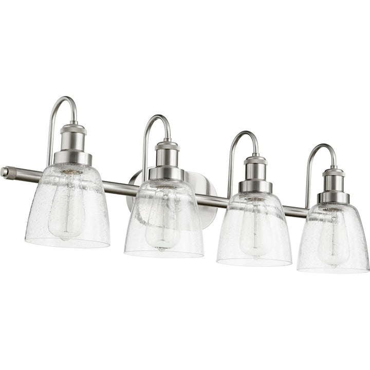 Quorum 508 Vanities 508-4-65 Bath Vanity Light 31 in. wide - Satin Nickel
