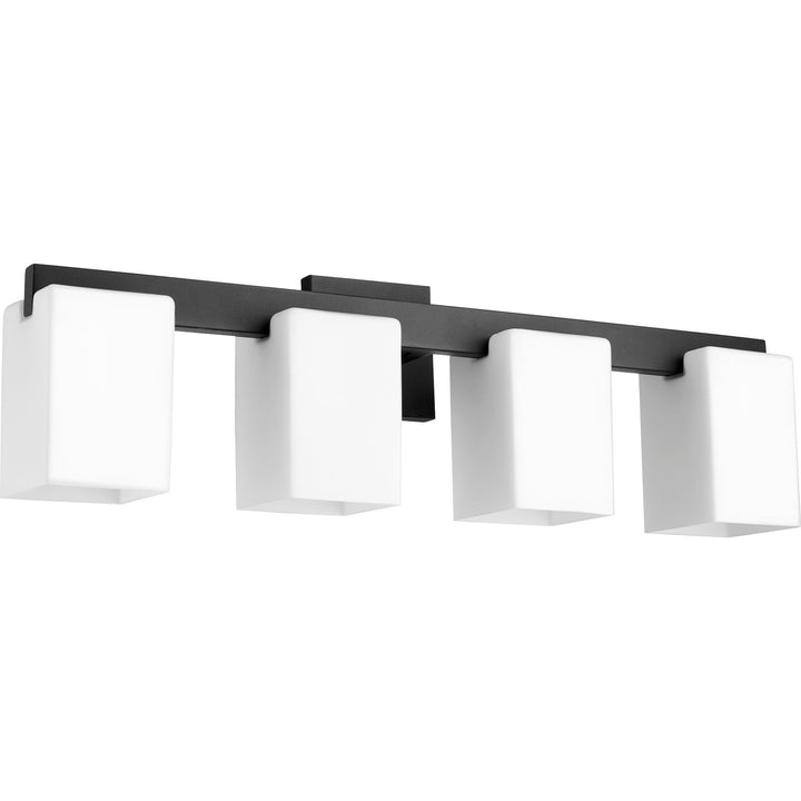 Quorum Modus 5076-4-69 Bath Vanity Light 28 in. wide - Textured Black