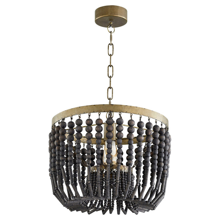 Cyan Design Fluted Bell 11247 Chandelier Light - Tinted Raw Iron