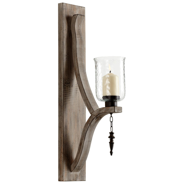 Cyan 05108 Candle Holders - Washed Oak