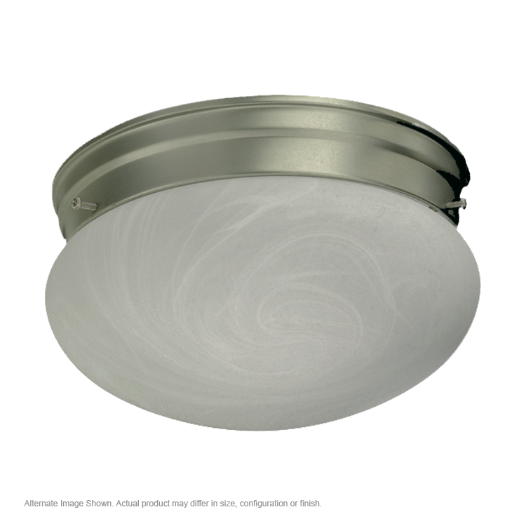 Quorum 3021 Faux Alabaster Mushrooms 3021-6-65 Ceiling Light - Satin Nickel