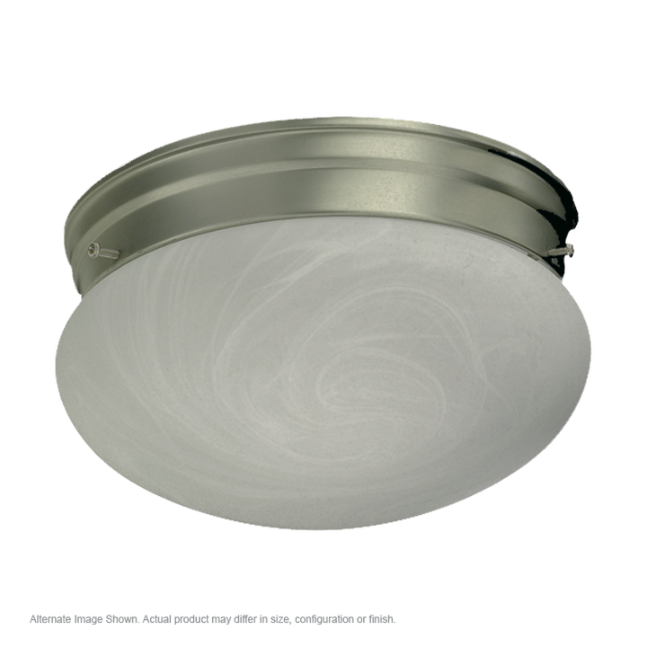 Quorum 3021 Faux Alabaster Mushrooms 3021-6-65 Ceiling Light - Satin Nickel