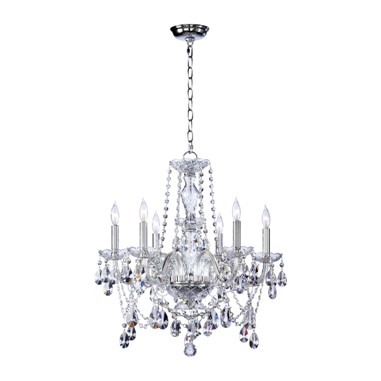 Quorum Bohemian Katerina 630-6-514 Chandelier Light - Chrome