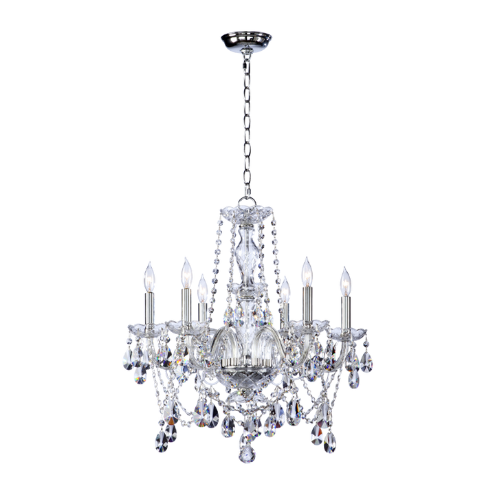 Quorum Bohemian Katerina 630-6-514 Chandelier Light - Chrome