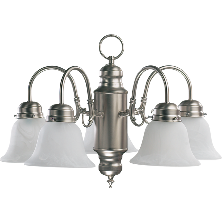 Quorum 6429 Nooks 6429-5-65 Chandelier Light - Satin Nickel