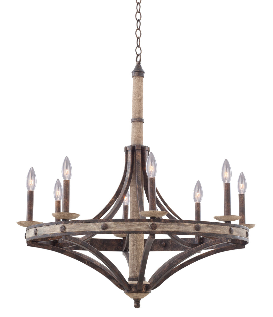 Kalco Coronado 7049FG Chandelier Light - Florence Gold
