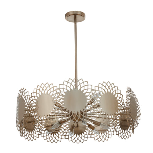 Kalco Helia 516955BCG Chandelier Light - Brushed Champagne Gold