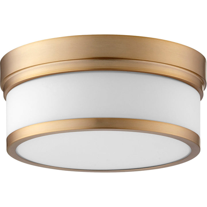 Quorum Celeste 3509-12-80 Ceiling Light - Aged Brass