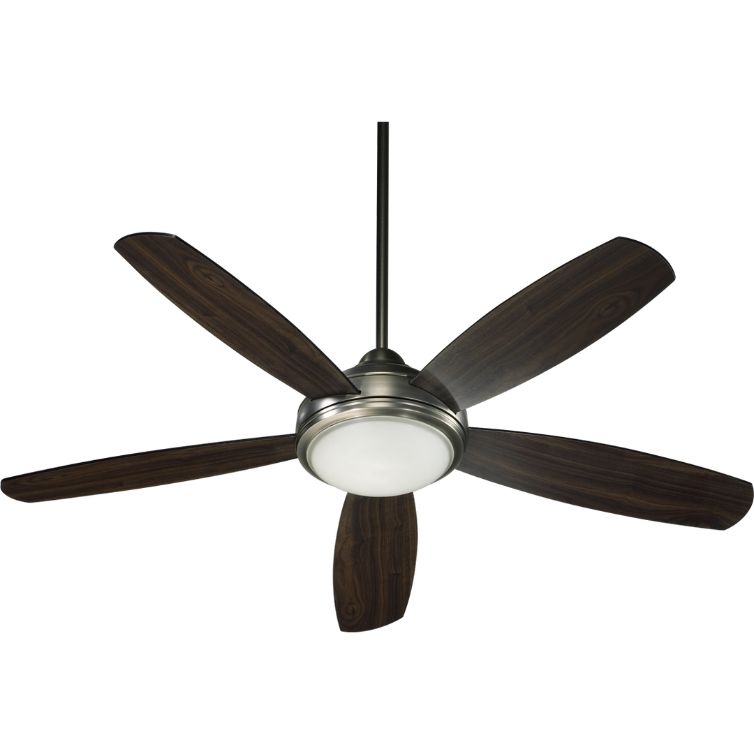 Quorum 36525-992 Ceiling Fan 52 in. - Antique Silver,