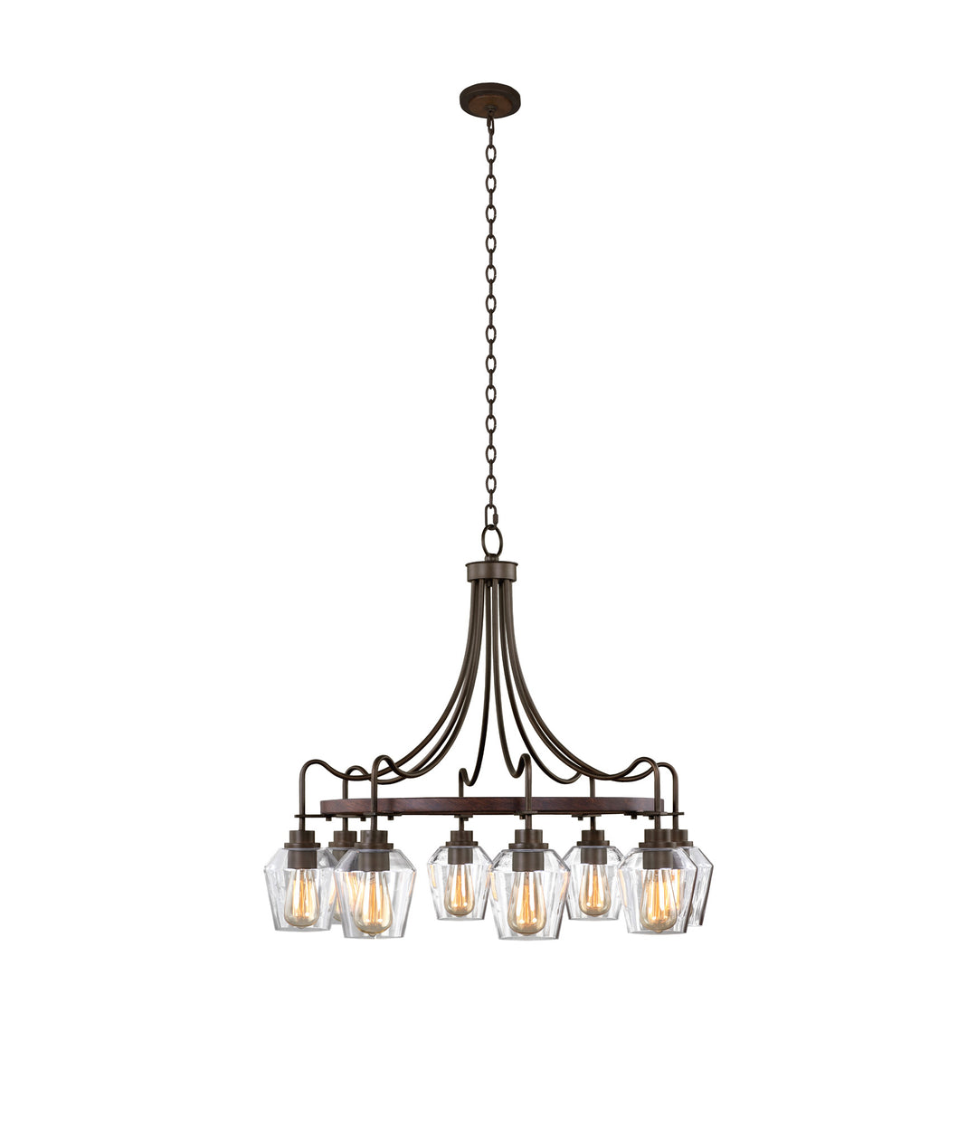Kalco Allegheny 508771BS Chandelier Light - Brownstone
