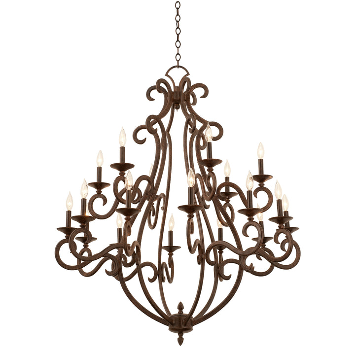 Kalco Santa Barbara 3163TO Chandelier Light - Tortoise Shell