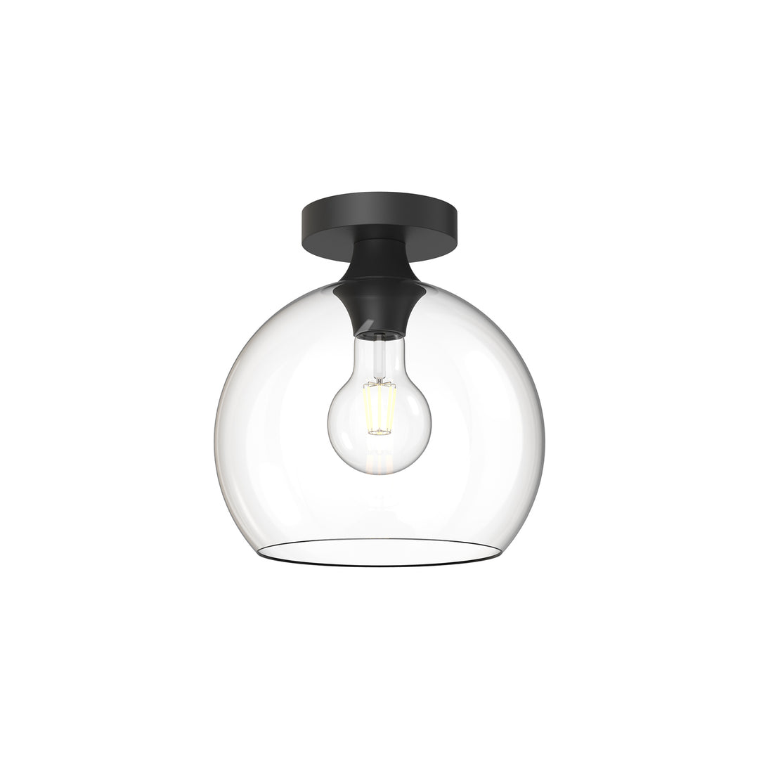 Alora Mood castilla FM506210MBCL Ceiling Light - Clear Glass/Matte Black