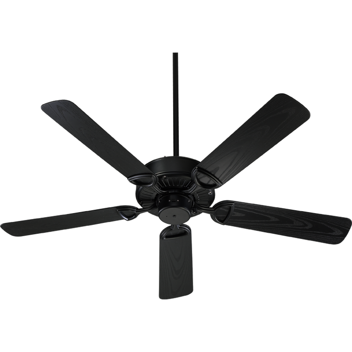 Quorum Estate Patio 143525-599 Ceiling Fan - Matte Black, Black