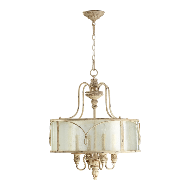 Quorum Salento 8006-4-70 Chandelier Light - Persian White