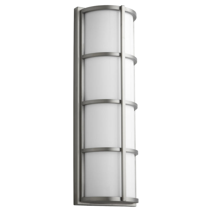 Oxygen 3-713-224 Leda LED Outdoor Lantern Satin Nickel