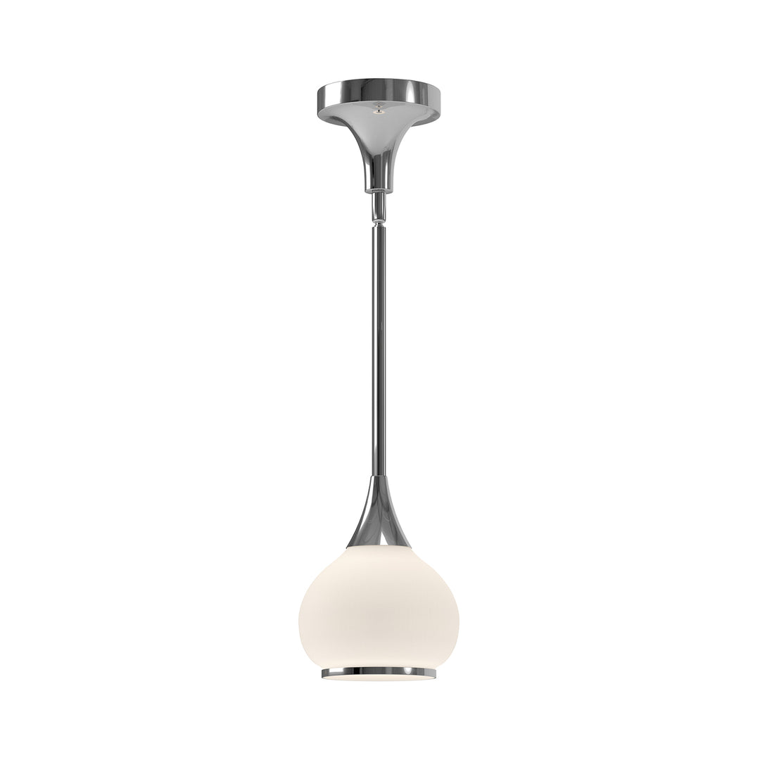 Alora Mood hazel PD524006CHOP Pendant Light - Chrome/Opal Matte Glass