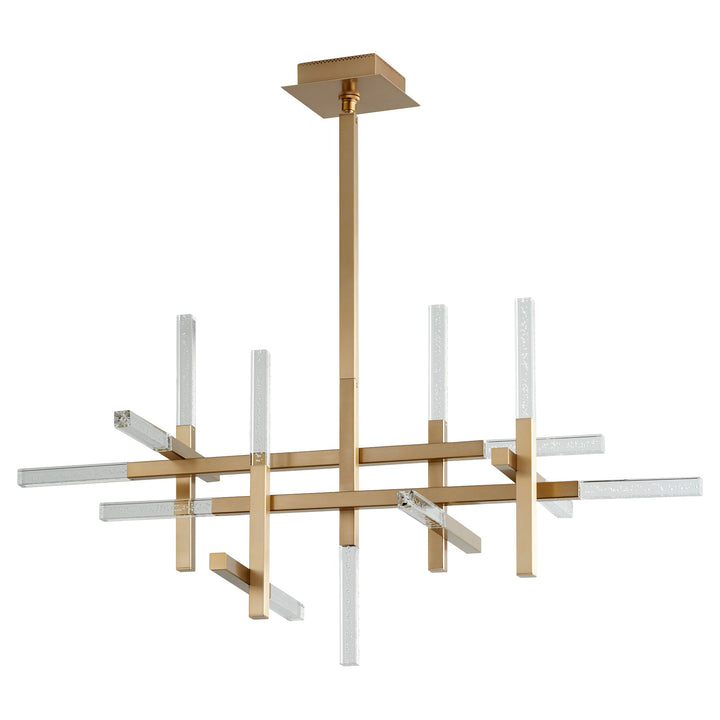 Oxygen Atlantis 3-637-40 Chandelier Light - Aged Brass
