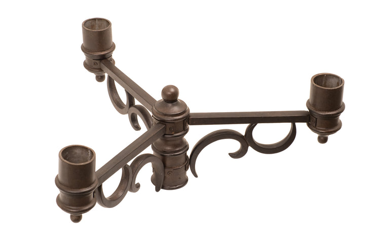 Kalco Lighting 9308BB Outdoor Outdoor Triple Post Mount Bracket Decor Bronze / Dark