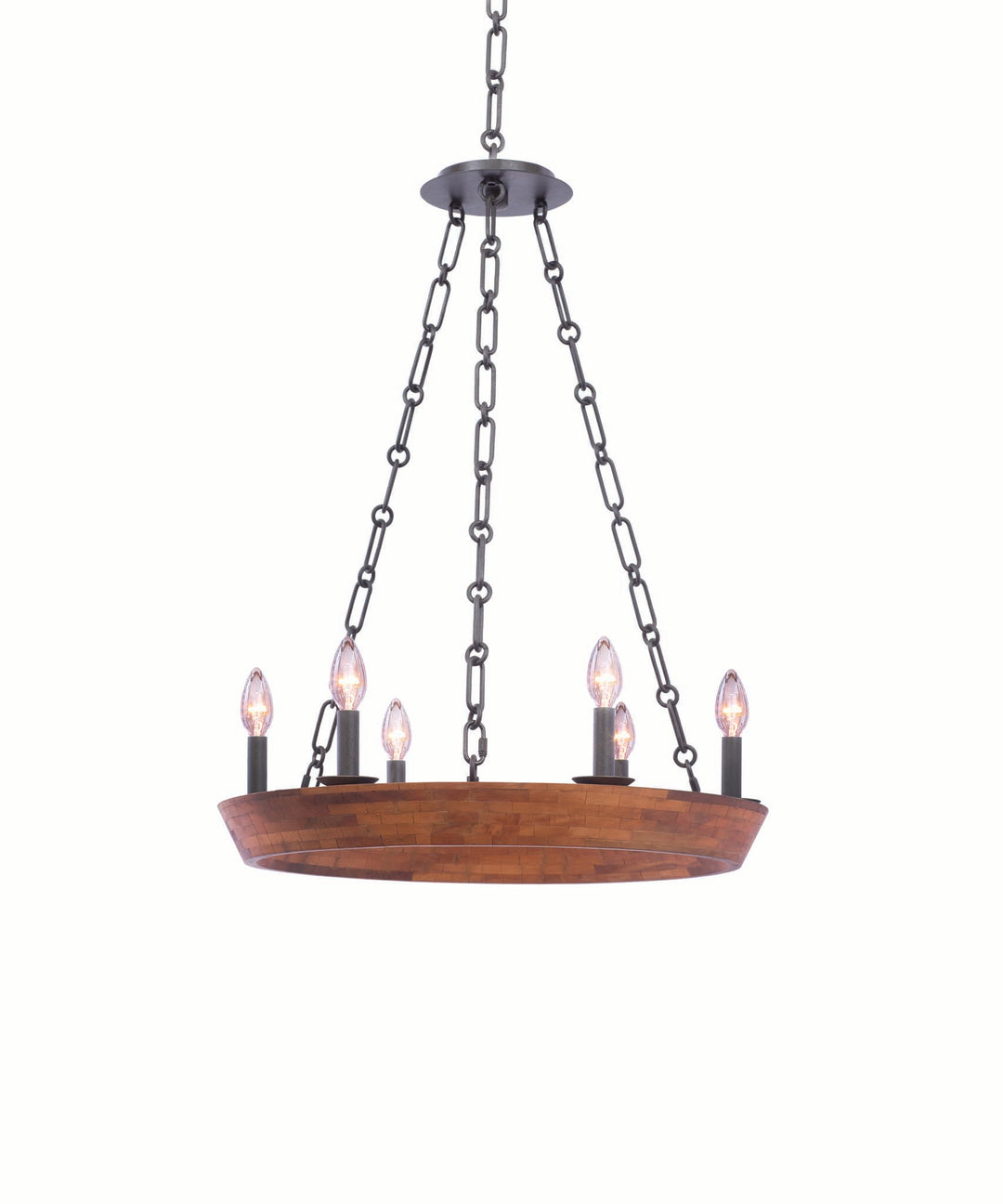 Kalco Lansdale 505551BI Chandelier Light - Black Iron