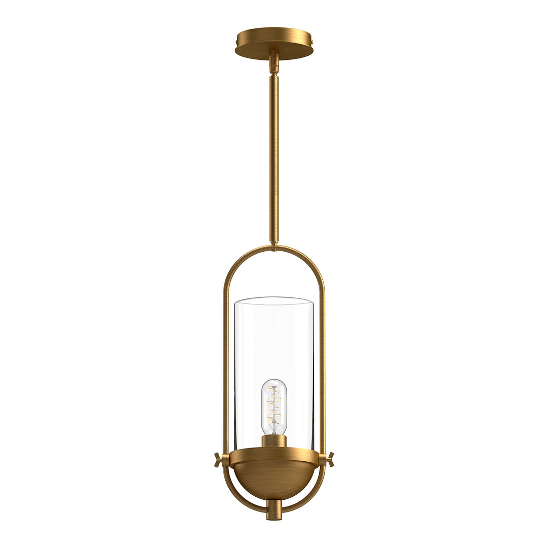 Alora Mood cyrus PD539018AGCL Pendant Light - Aged Gold/Clear Glass