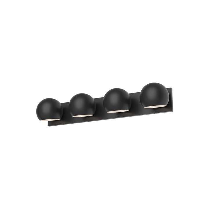 Alora Mood willow VL648431MB Bath Vanity Light 10 in. wide - Matte Black