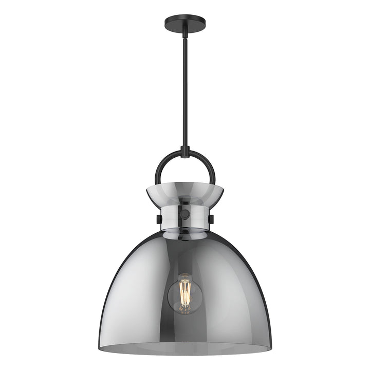 Alora Mood waldo PD411818MBSM Pendant Light - Matte Black/Smoked