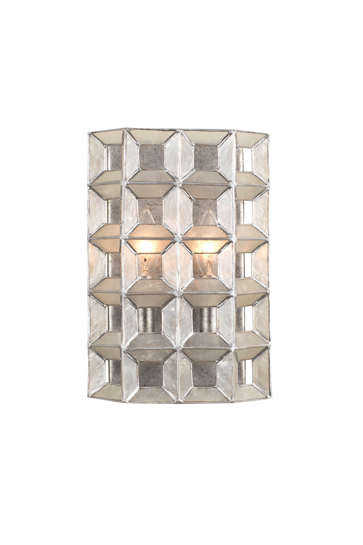 Kalco Prado 509120OSL Wall Sconce Light - Oxidized Silver Leaf