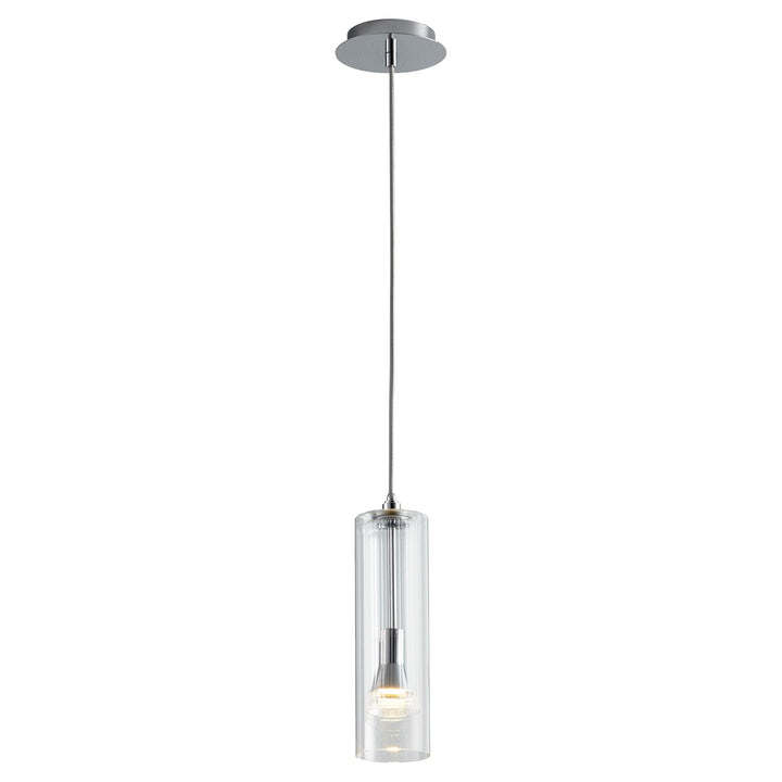 Oxygen Gratis 3-609-14 Pendant Light - Polished Chrome W/ Clear