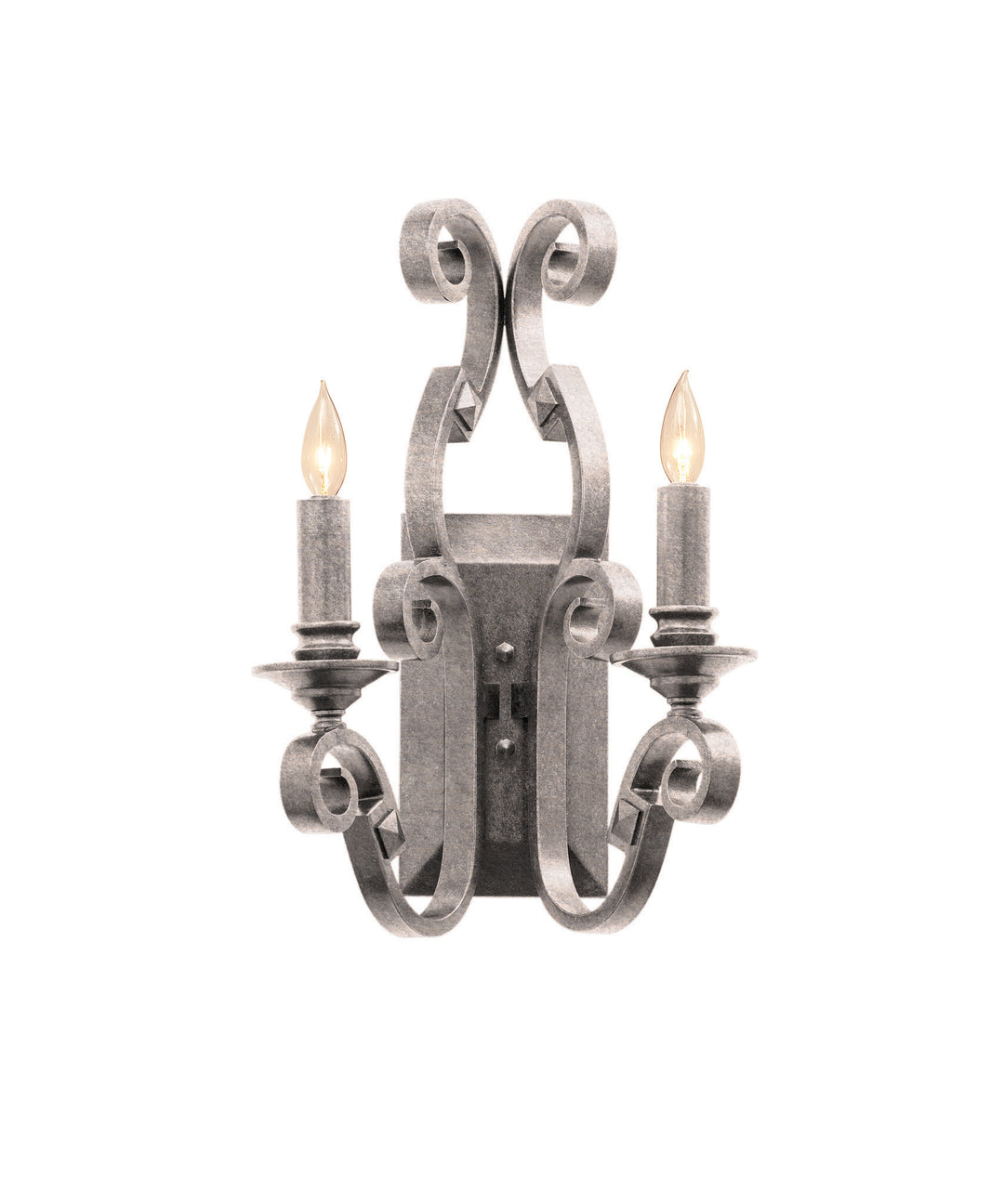 Kalco Ibiza 4258PS Wall Light - Pearl Silver