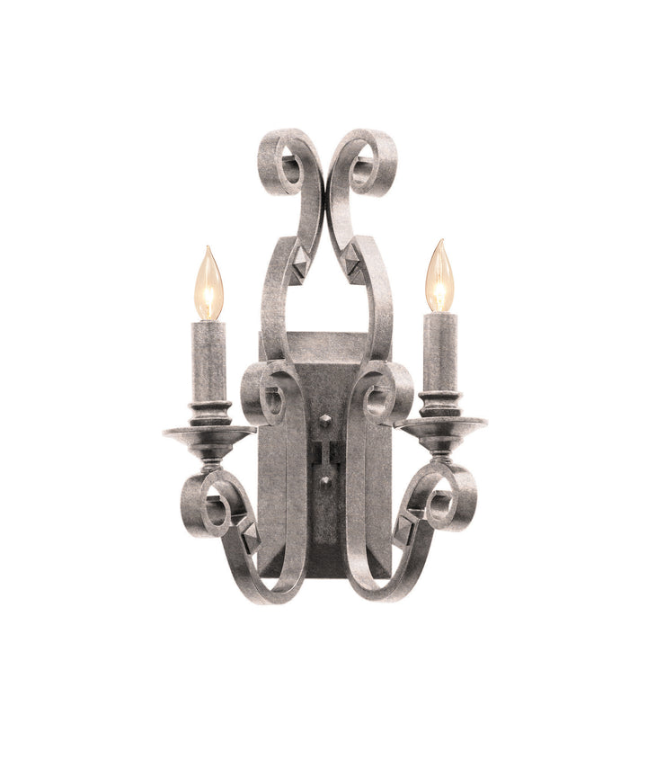 Kalco Ibiza 4258PS Wall Light - Pearl Silver