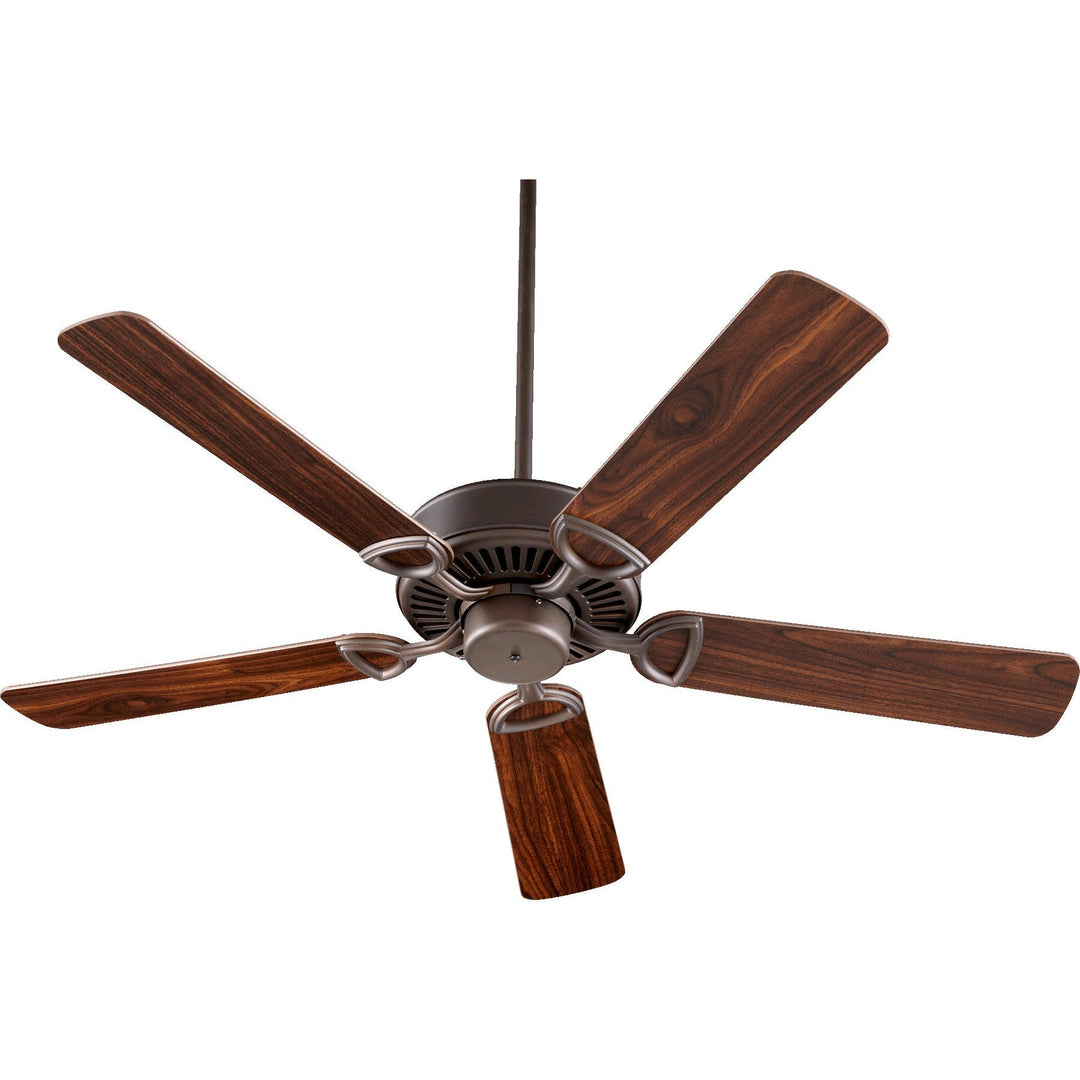 Quorum ESTATE 43525-86 Ceiling Fan 52 in. - Oiled Bronze, Oiled Bronze/Walnut