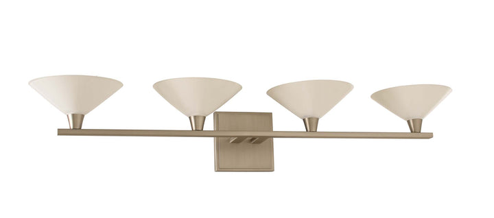 Kalco Galvaston 315134SN Bath Vanity Light 31 in. wide - Satin Nickel