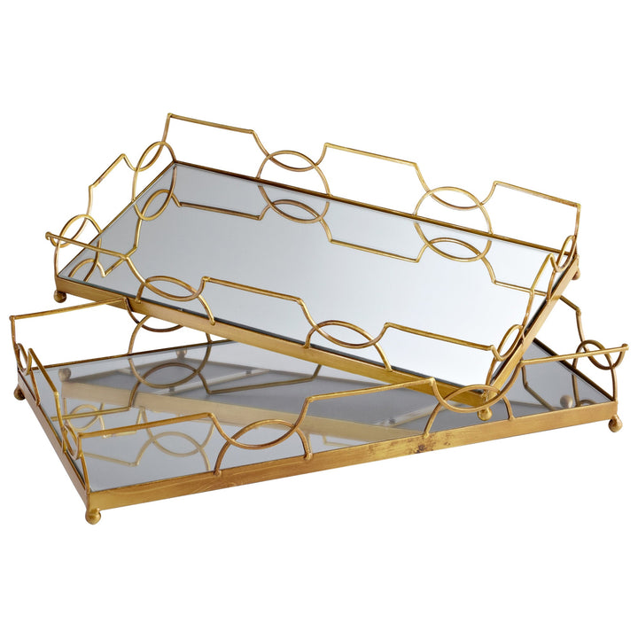 Cyan 06218 Containers & Trays - Antique Gold