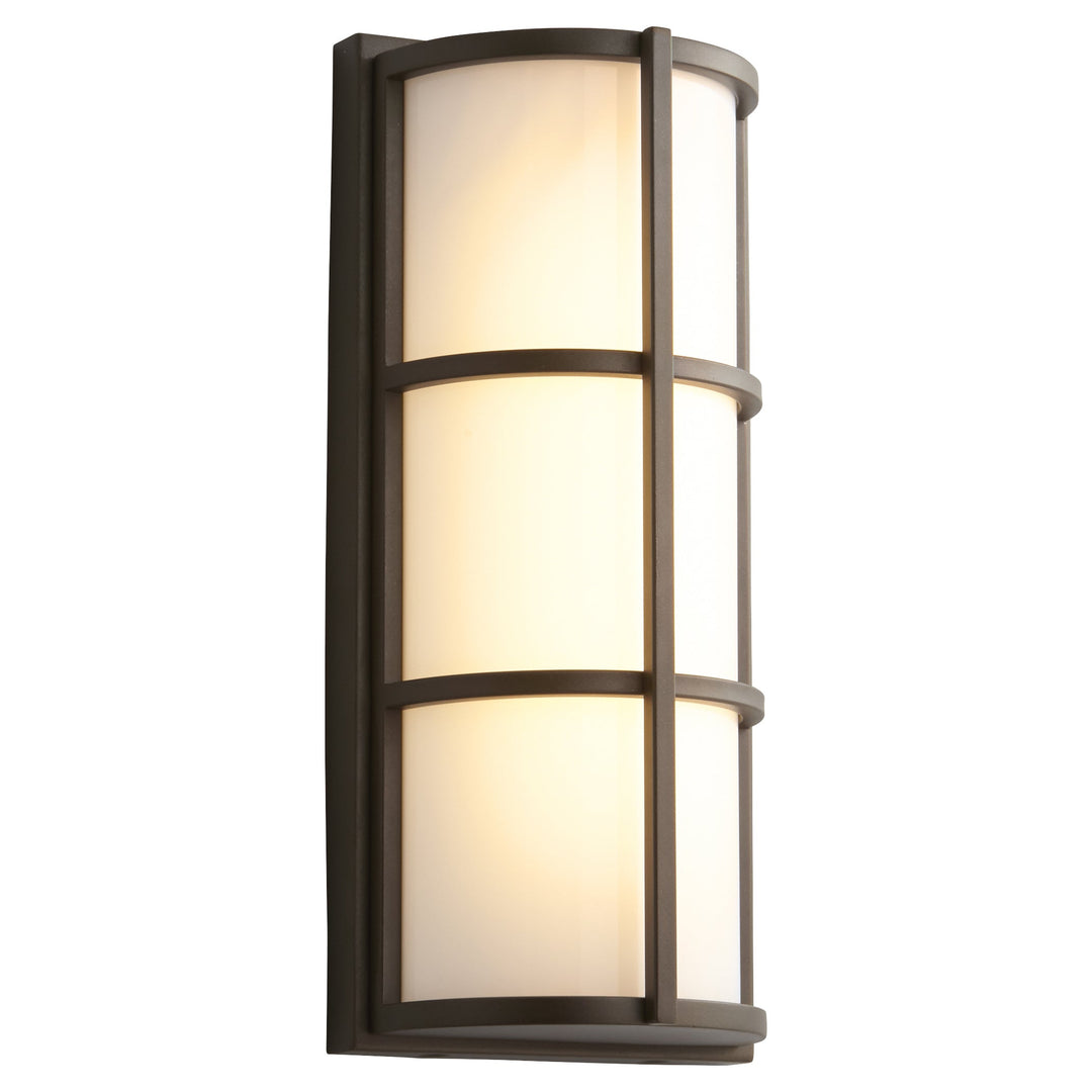 Oxygen 3-712-222-EM Leda LED Outdoor Wall Sconce Light Oiled Bronze